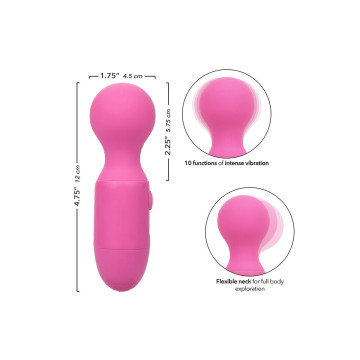Calexotics - First Time Rechargeable Massager 10 Vibrations Pink |