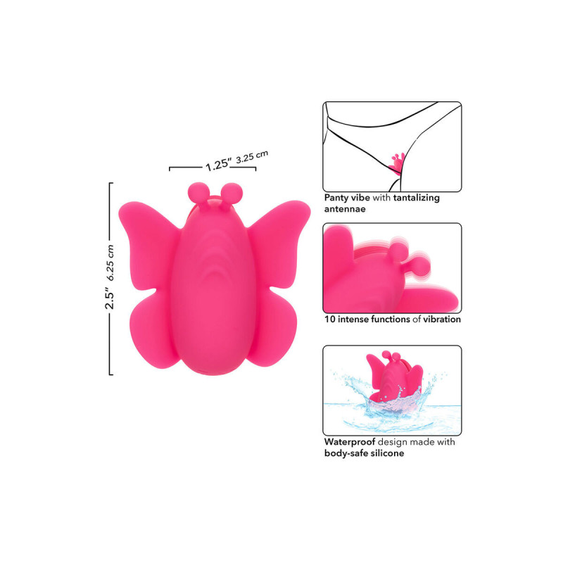 Calexotics - Neon Vibes The Flutter Vibe Estimulador 10 Vibraciones
