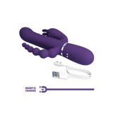 Pretty Love - Cammy Triple Vibrador Multifunción 4 En 1 Morado |