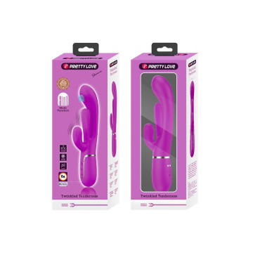 Pretty Love - Shania Triple Vibrador Rabbit Multifunción Rosa |