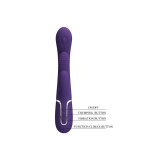 Pretty Love - Shania Triple Vibrador Rabbit Multifunción Morado |