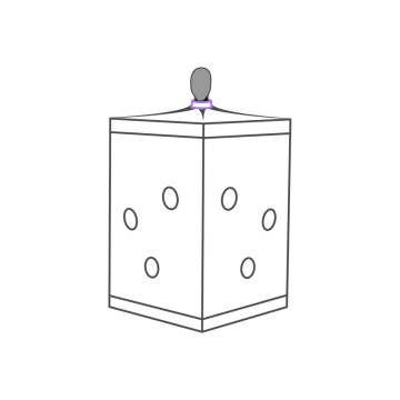 Secret Dome - Kink Club Cabina Scandale Morado | Vybes.it