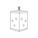 Secret Dome - Kink Club Cabina Scandale Morado | Vybes.it