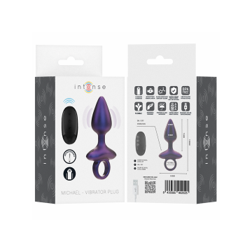 Intense - Michael Plug Anal Vibrant Modèle 2 Télécommande | Vybes.it