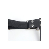 SUBBLIME - 953744 ADJUSTABLE LEATHER PUNK GARTER BLACK ONE SIZE - SUB…