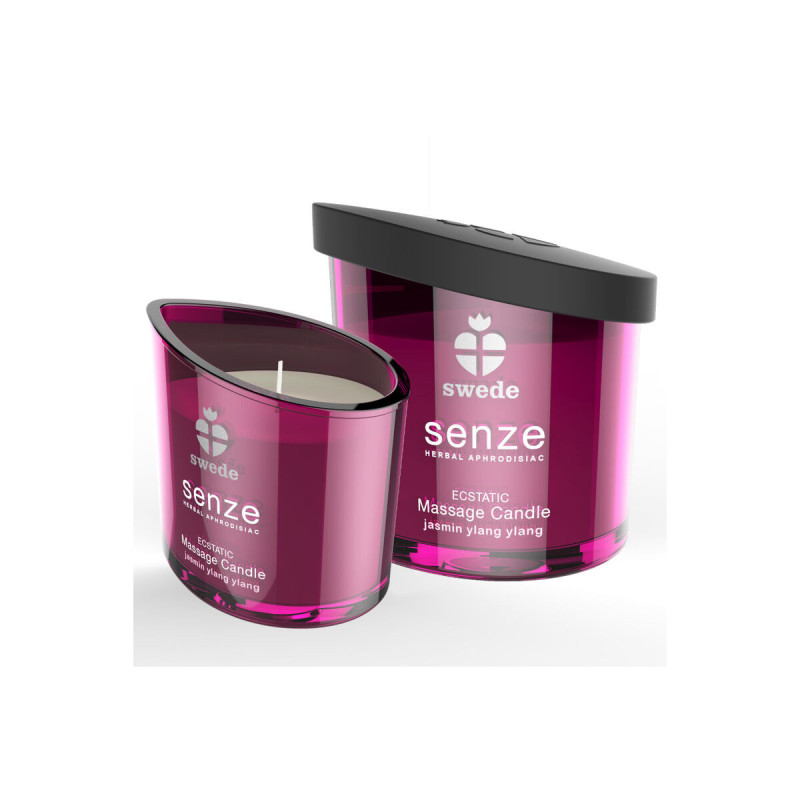 SWEDE - BOUGIE DE MASSAGE EXSTATIQUE SENZE - JASMIN, YLANG YLANG - Bo…