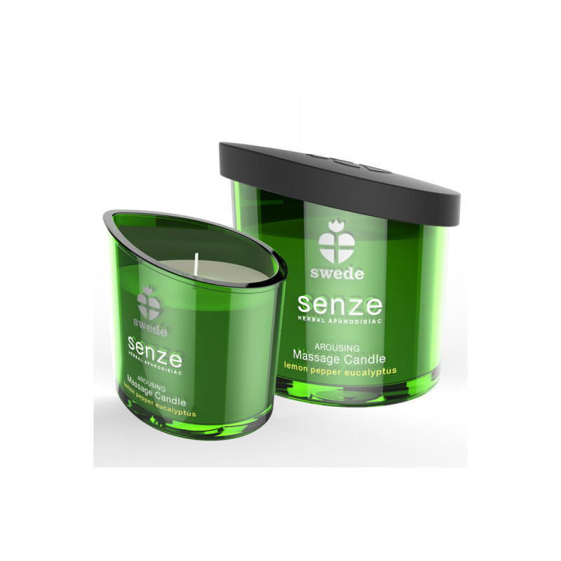 SWEDE - CANDELA DA MASSAGGIO SVIZZANTE SENZE - LIMONE, PEPE, EUCALIPT…