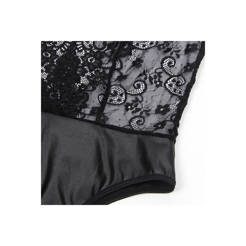 Subblime - 954383 Sexy Body Mit Strumpfgürtel Schwarz S/M | Vybes.it