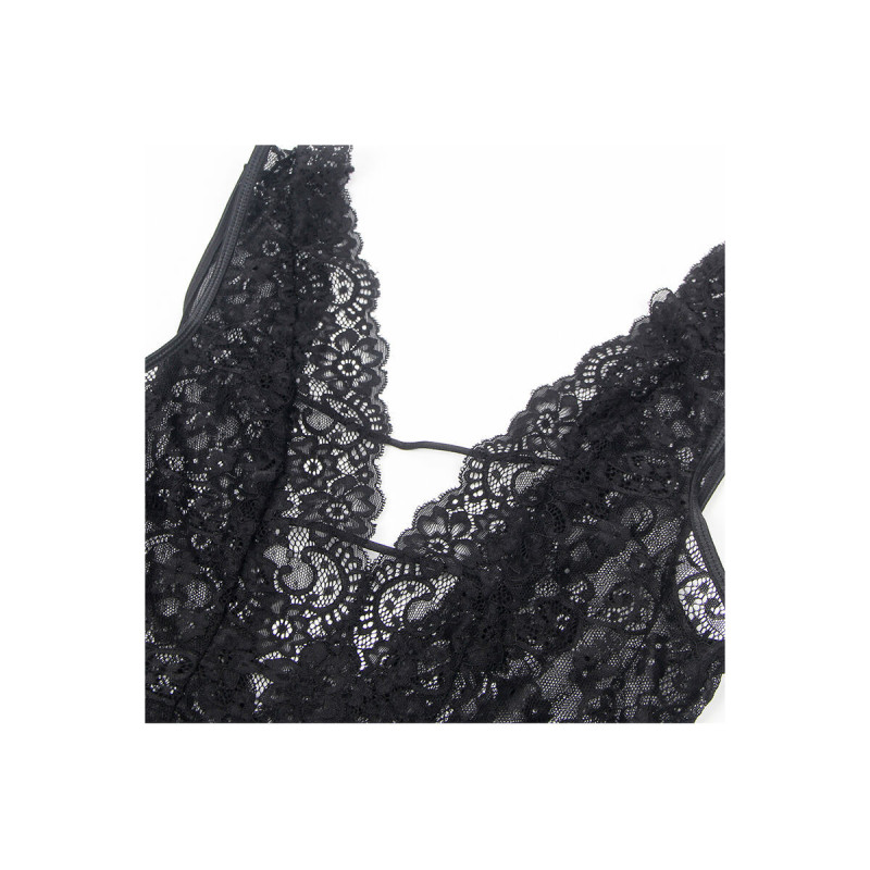 Subblime - 954390 Body Sexy Con Ligueros Negro L/Xl | Vybes.it