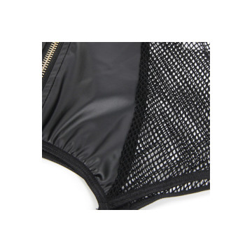 Subblime - 954451 Vestido Sexy De Rejilla Cuero Negro L/Xl |