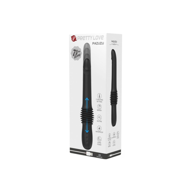 Pretty Love - Pazuzu Vibrador 3 Modos De Empuje Negro | Vybes.it
