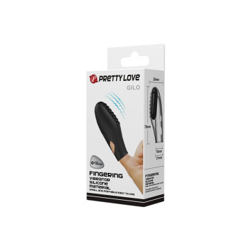 Pretty Love - Gilo Vibrador De Dedo Silicona Negro | Vybes.it