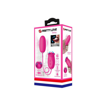 Pretty Love - Daisy Huevo Vibrador + Lengua Estimuladora De