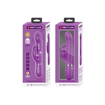 Pretty Love - Coale Vibrador Rabbit Multifunción 4 En 1 Morado |