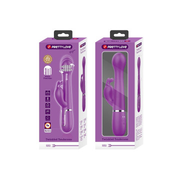 Pretty Love - Dejon Vibrador Rabbit Multifunción 3 En 1 Morado |