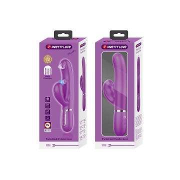 Pretty Love - Perlita Vibrador Rabbit Multifunción 3 En 1 Morado |
