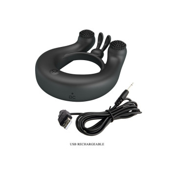 Pretty Love - Dahlia Anillo Vibrador + Estimulador De Clítois 12