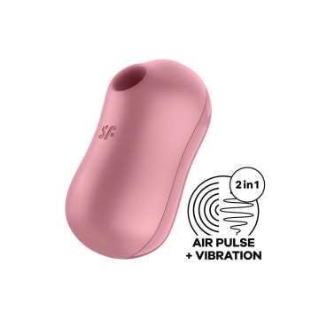 Satisfyer - Cotton Candy Estimulador Y Vibrador Rosa | Vybes.it