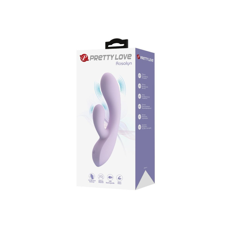 Pretty Love - Rosolyn Vibrador Rabbit 10 Vibraciones Morado |