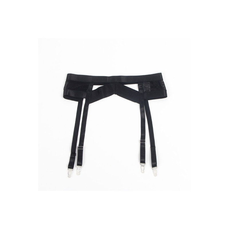 Subblime - 955236 Set Sujetador Con Liguero Bondage Negro S/M |