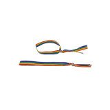 PRIDE - PULSERA BOLITA PLATEADA BANDERA LGBT