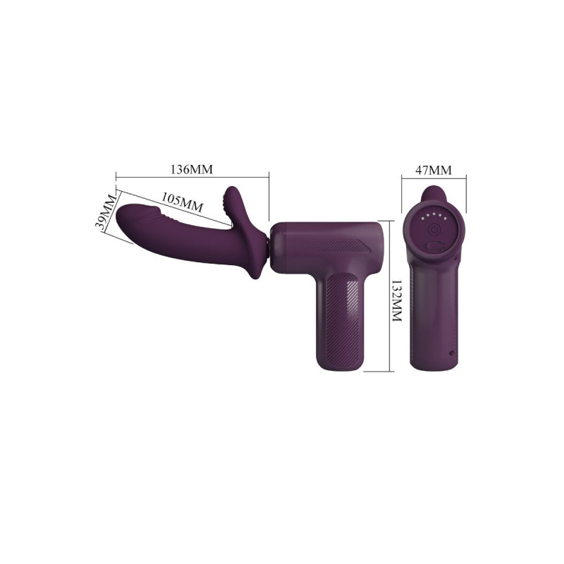Pretty Love - Masseur Dj Scholar 5 Réglages Violet | Vybes.it