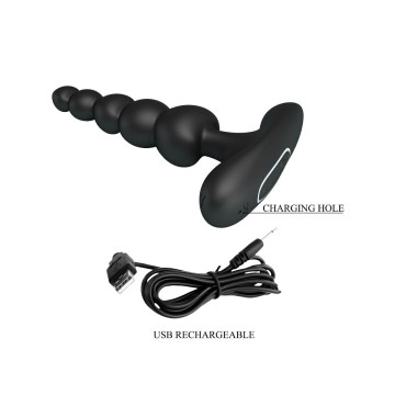 Pretty Love - Corban Vibrador Anal 10 Vibraciones Negro | Vybes.it