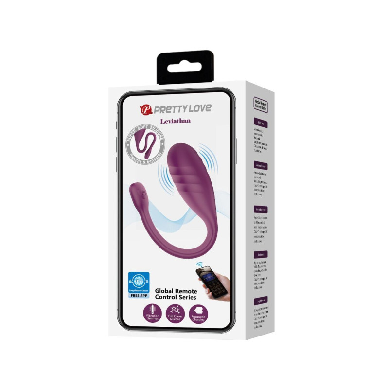 Pretty Love - Vibrateur Contrôlé Par Application Leviathan Violet |