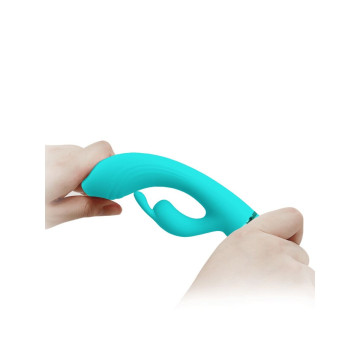 Pretty Love - Scocco Vibrador Rabbit Turquesa | Vybes.it