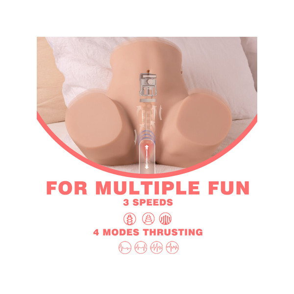 XISE - DANAE THRUSTING MASTUBADOR VAGINA REALÍSTICO CON VIBRACIÓN MULTIPOSICIÓN