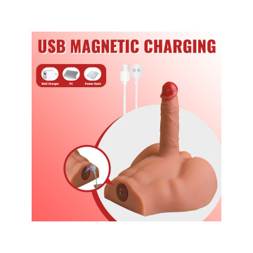 XISE - PEEL DILDO ASS MASTURBADOR DILDO REALÍSTICO POSICIÓN FRONTAL CON THRUSTING 17,5 CM