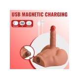 XISE - PEEL DILDO ASS MASTURBADOR DILDO REALÍSTICO POSICIÓN FRONTAL CON THRUSTING 17,5 CM