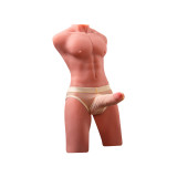 XISE - JASON HALF BODY TORSO REALÍSTICO MASCULINO CON THRUSTING Y VIBRACIÓN 55 CM
