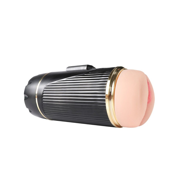 SHEQU - KAY MASTURBADOR DOBLE CON VIBRACIÓN DUAL BOCA Y VAGINA