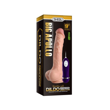 Shequ - Apolo Vibrator Dildo With Remote Control 24.5 Cm | Vybes.it