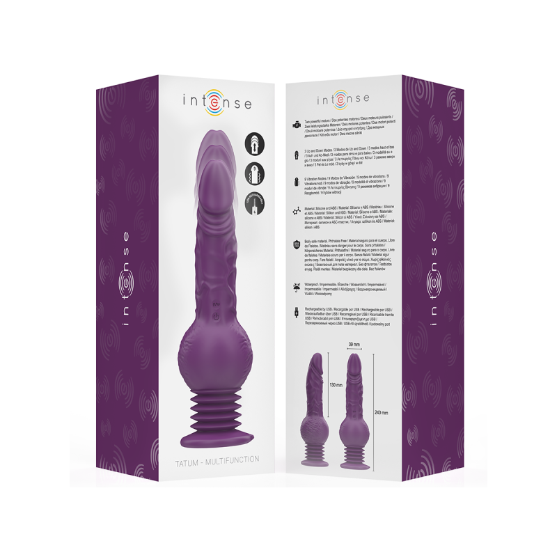 Intense - Tatum Vibrador Multifunción Con Vibración Up And Down 24