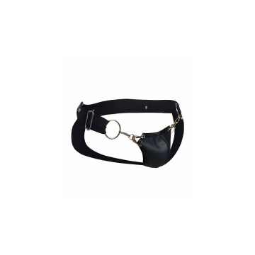 MOB - DNGEON JOCKSTRAP NERO A PRESSIONE TAGLIA UNICA - Sospensori