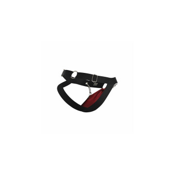 MOB - DNGEON JOCKSTRAP ROSSO CON CATENE TAGLIA UNICA - Sospensori