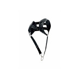 MOB - DNGEON HARNESS WITH SILVER PENIS RING ONE SIZE - Men's Harnesses
