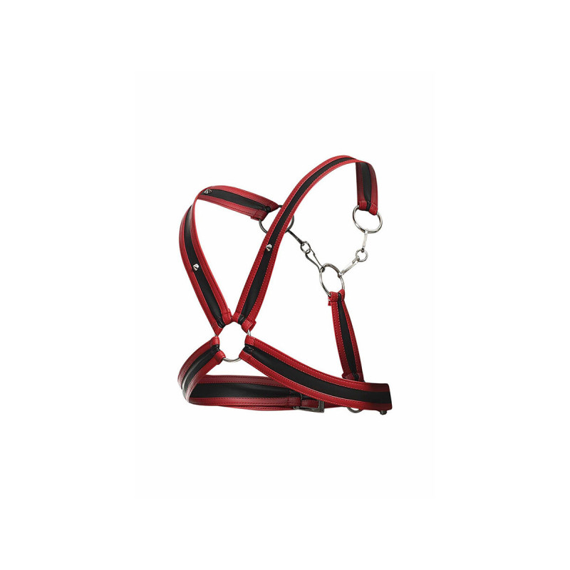 MOB - DNGEON RED HARNESS WITH CHAINS ONE SIZE - Men's Harnesses