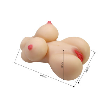 Crazy Bull - Herta Mini Torso Femenino Realista Vagina 497 G |
