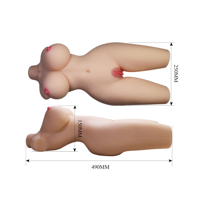 Crazy Bull - Torse Féminin Réaliste Tiffany Vagin Et Anal 5,5 Kg |