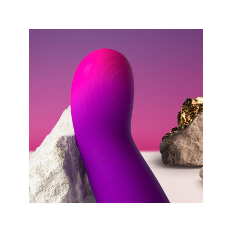 Rocks - Off - Glow Girl Vibe Vibrador G - Spot Discreto Morado |