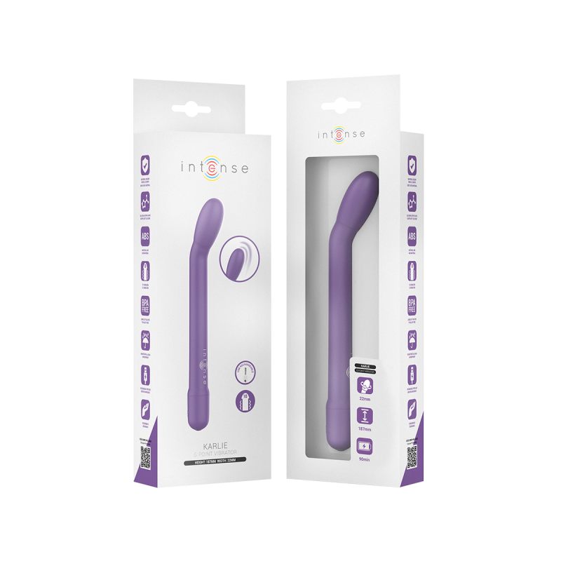 Intense - Karlie Estimulador Punto - G Recargable Morado | Vybes.it