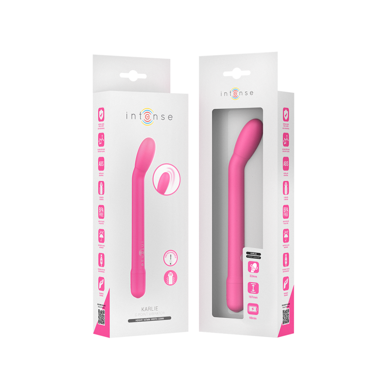 Intense - Karlie Estimulador Punto - G Recargable Rosa | Vybes.it