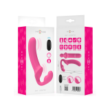 Intense - Amy Vibrador Doble 20 Cm Rosa Control Remoto | Vybes.it