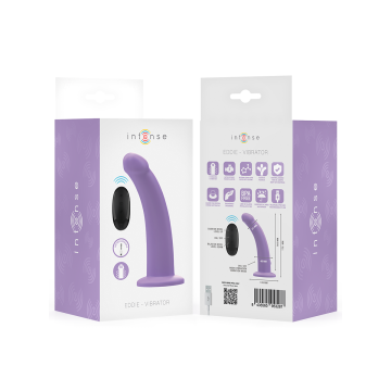 Intense - Eddie Vibrador 17,5 Cm 10 Vibraciones Morado Control