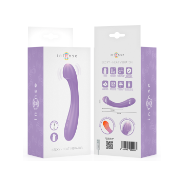 Intense - Becky Vibrador 19 Cm Calentable 7 Vibraciones Morado |