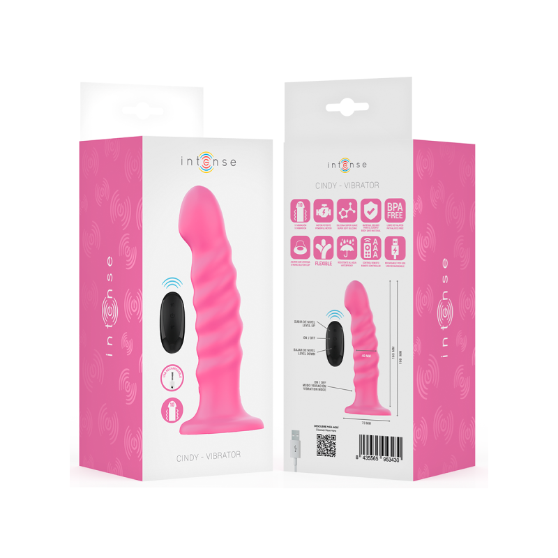 Intense - Cindy Vibrateur Taille L Design Spirale 10 Vibrations