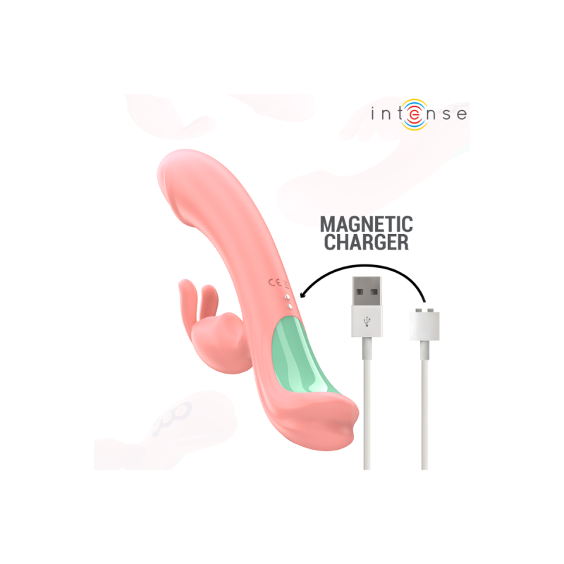 Intense - Rachel Vibrador Rabbit 5 Vibraciones Rosa | Vybes.it